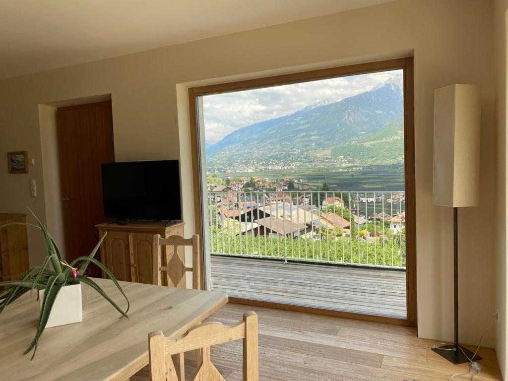 Ferienwohnung Weingut Bachgütl Tscherms Exterior foto