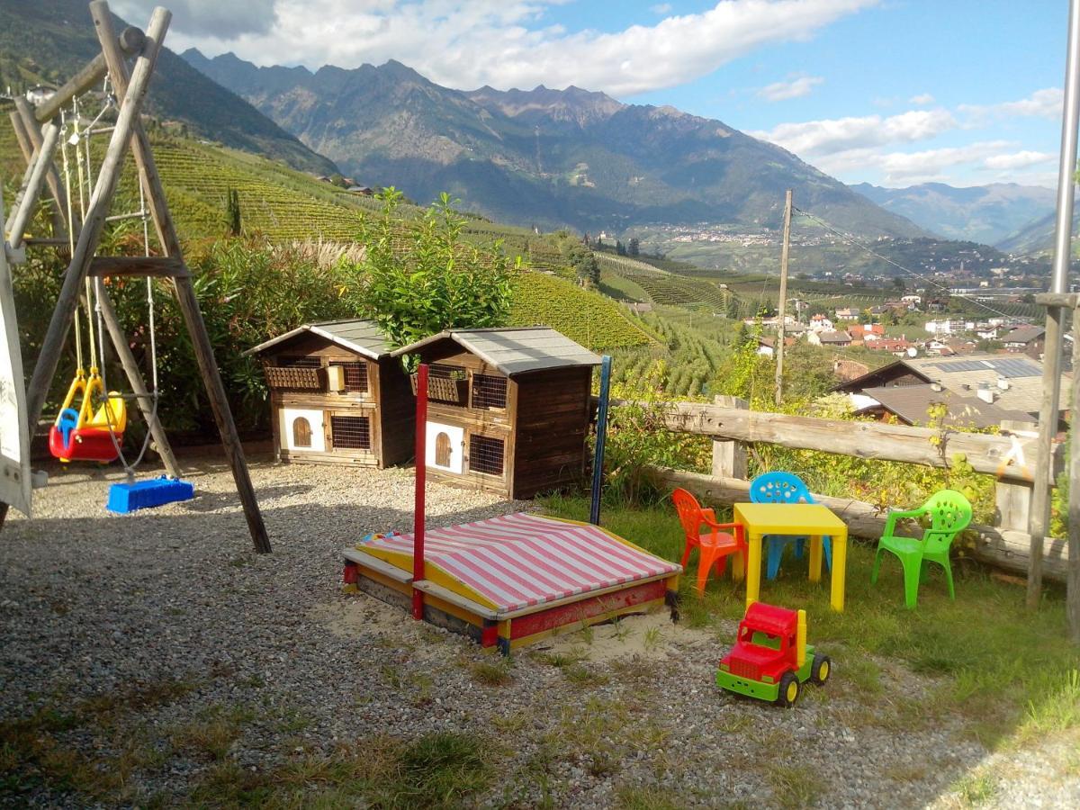 Ferienwohnung Weingut Bachgütl Tscherms Exterior foto